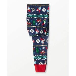 Hanna Andersson Kids Pajama Bottoms Navy Christmas Print XL New With Tags